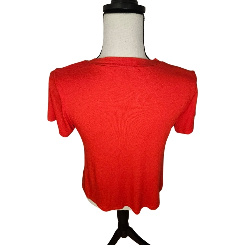 Red by BKE Low Cut Red Top - Picture 8 of 11
